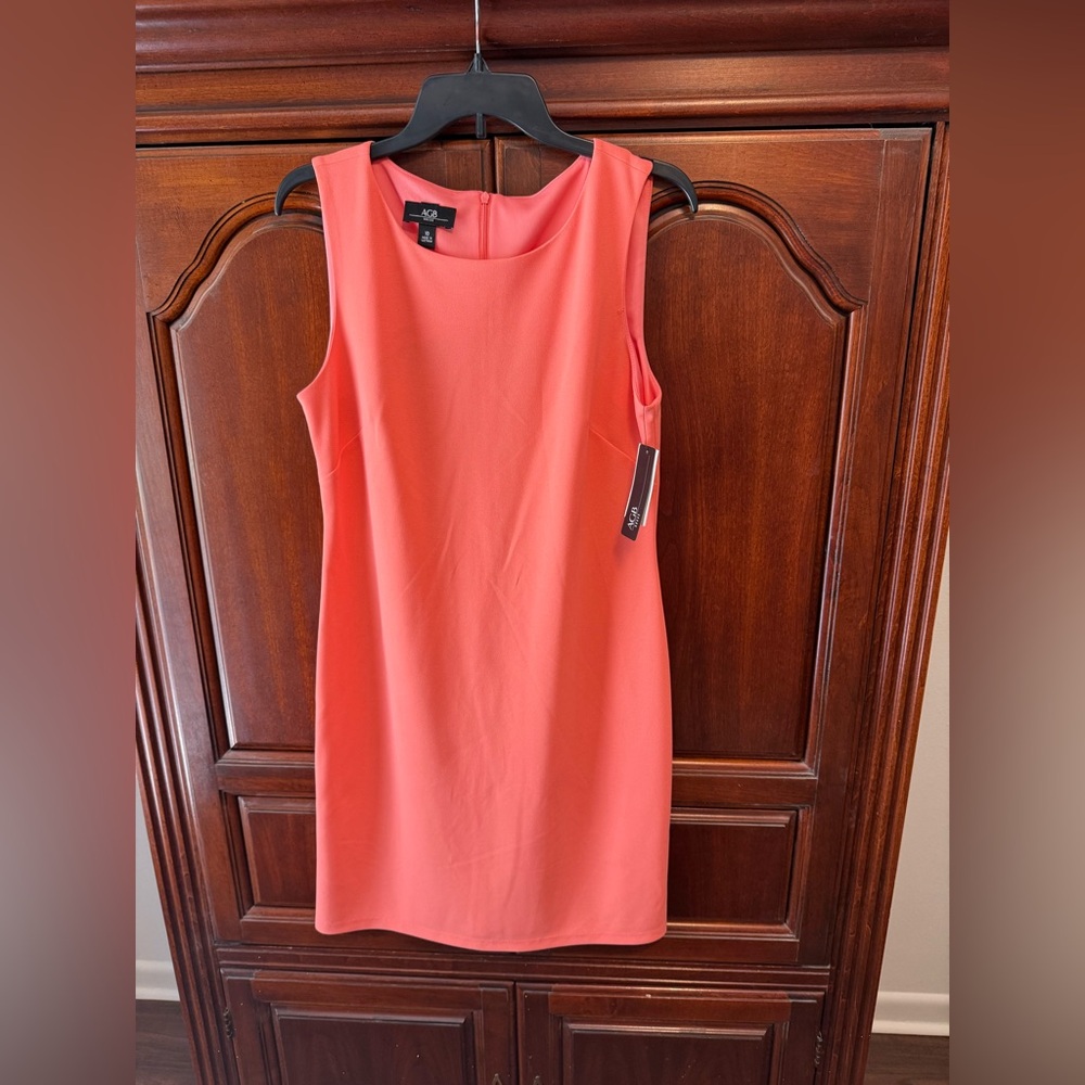 AGB Coral Sleeveless Dress